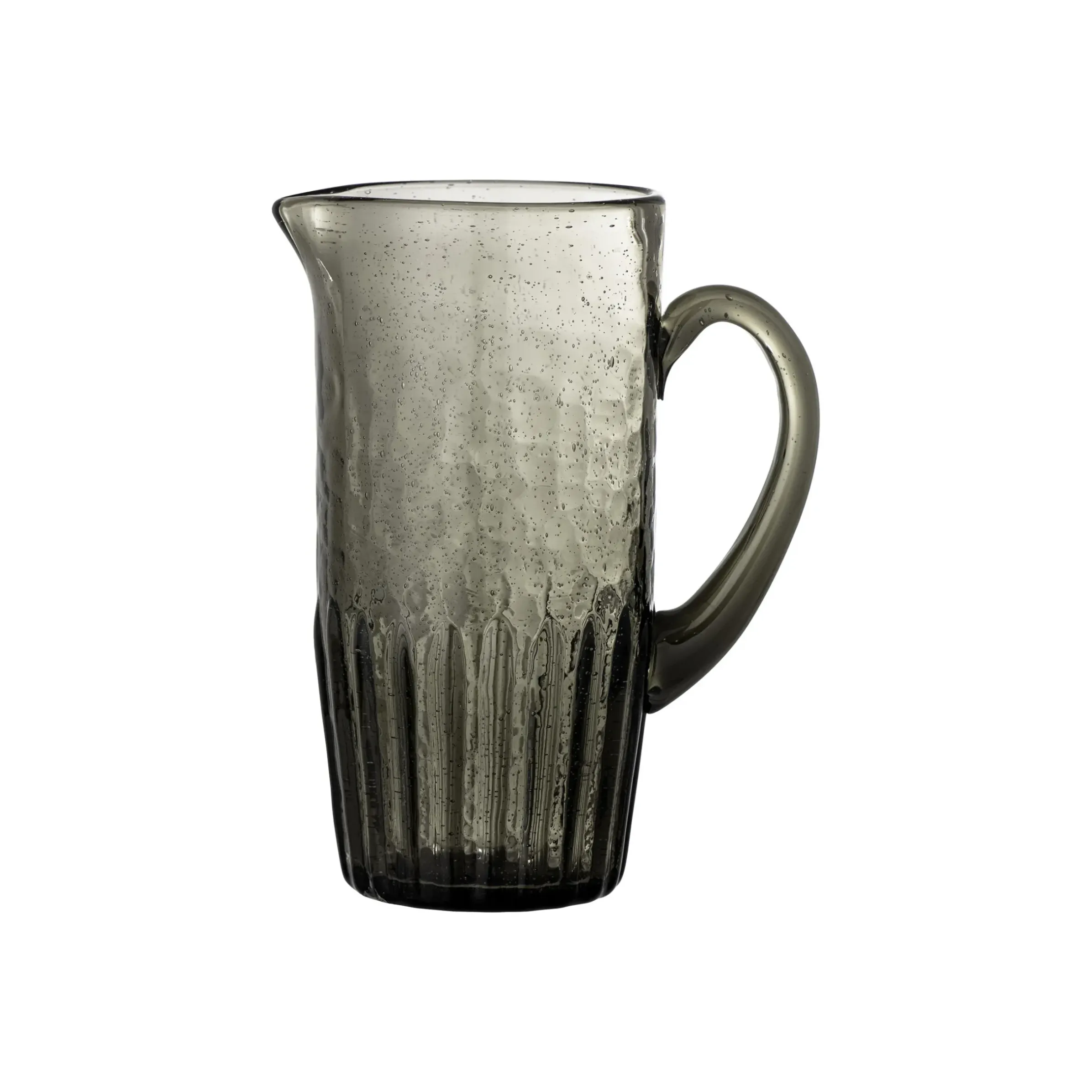 Carafe Anora Verre Gris / Verre Souffle Bouche - 1 Litre - Bloomingville