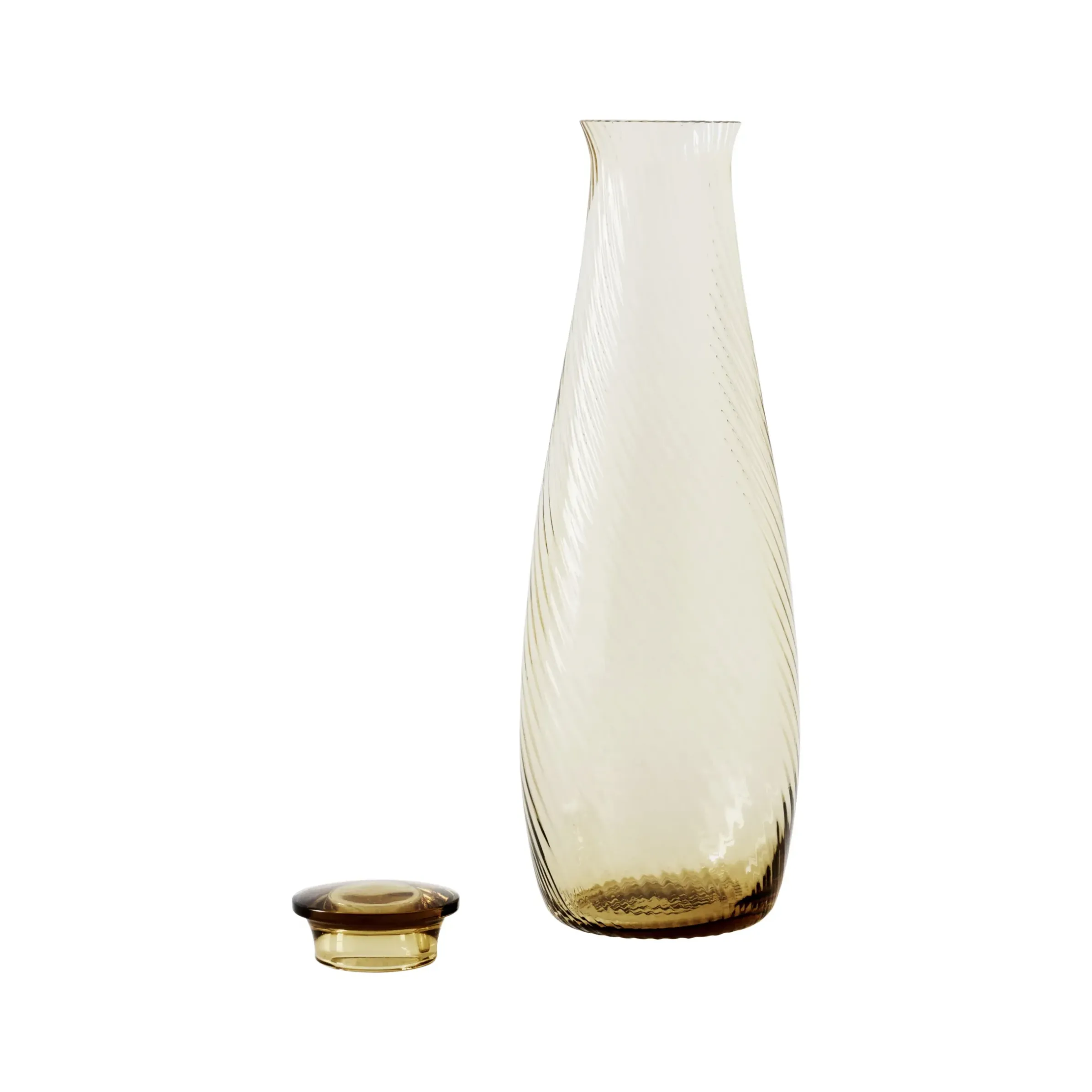 Carafe Collect Sc62 Verre Orange Marron / 0,8 L - Verre Souffle Bouche - &Tradition