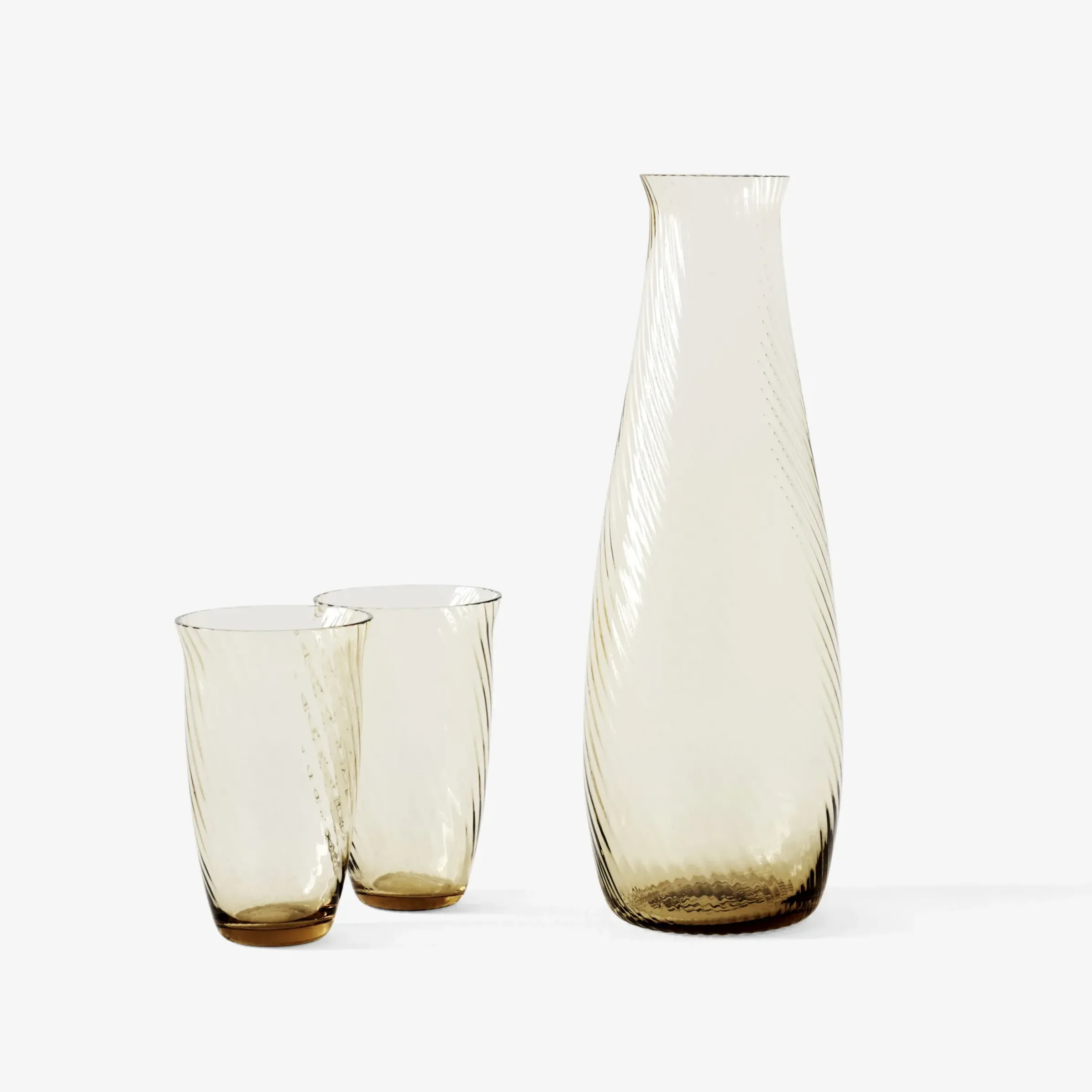 Carafe Collect Sc62 Verre Orange Marron / 0,8 L - Verre Souffle Bouche - &Tradition