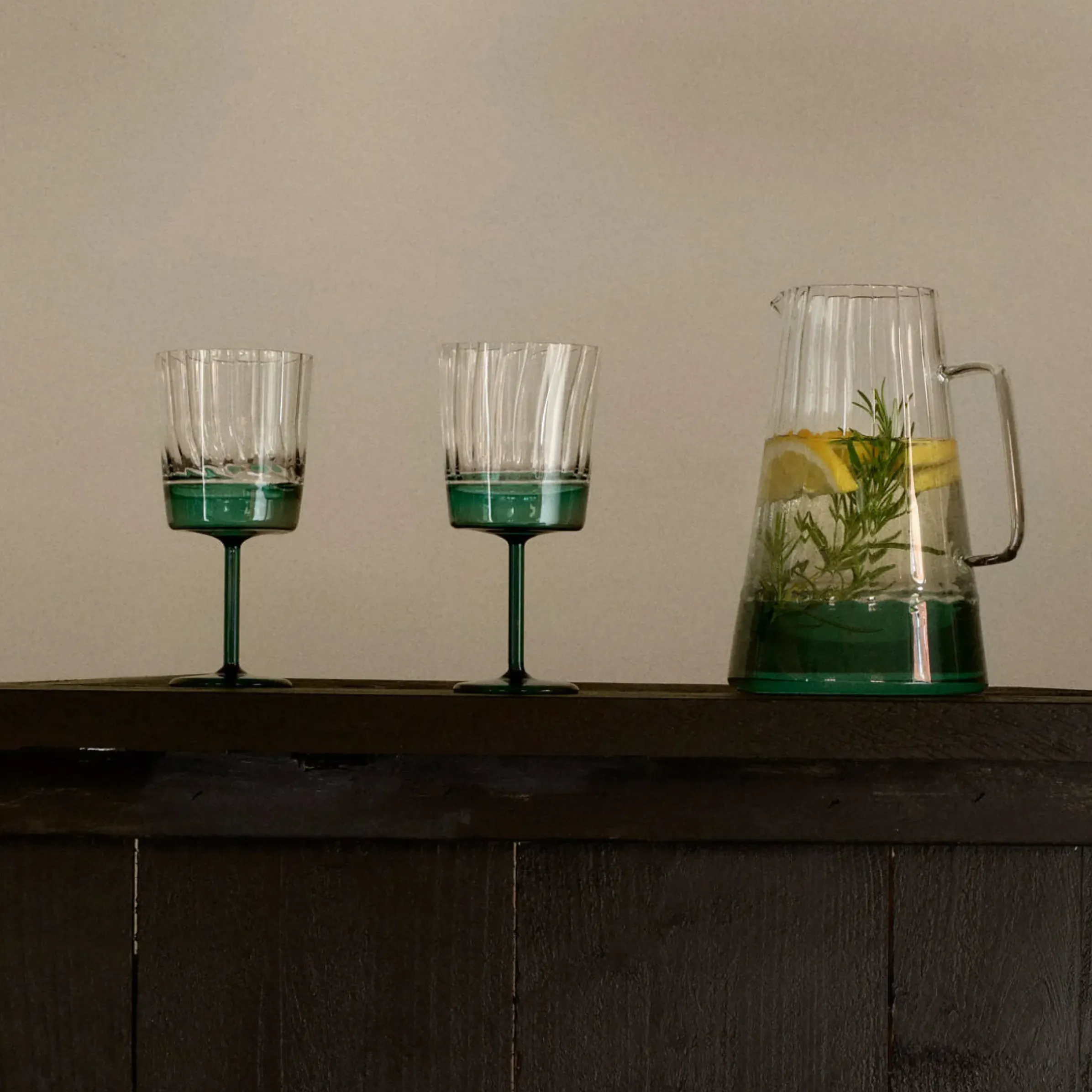 Carafe Eclat Verre Transparent / Verre Souffle - 1,9 L - Maison Sarah Lavoine