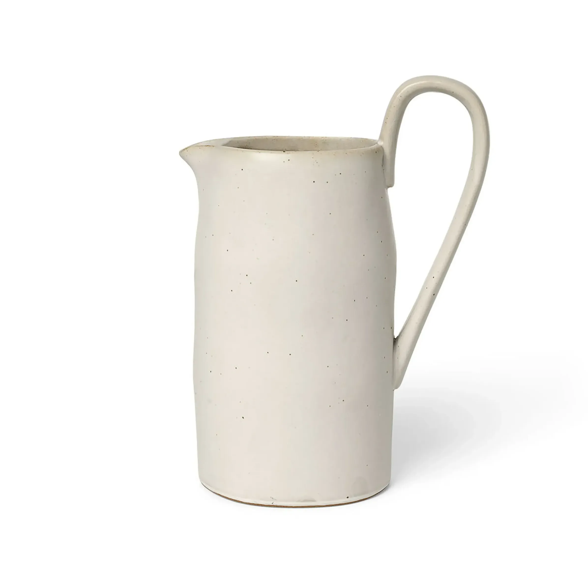 Carafe Flow Ceramique Blanc / 1 L - Ferm Living
