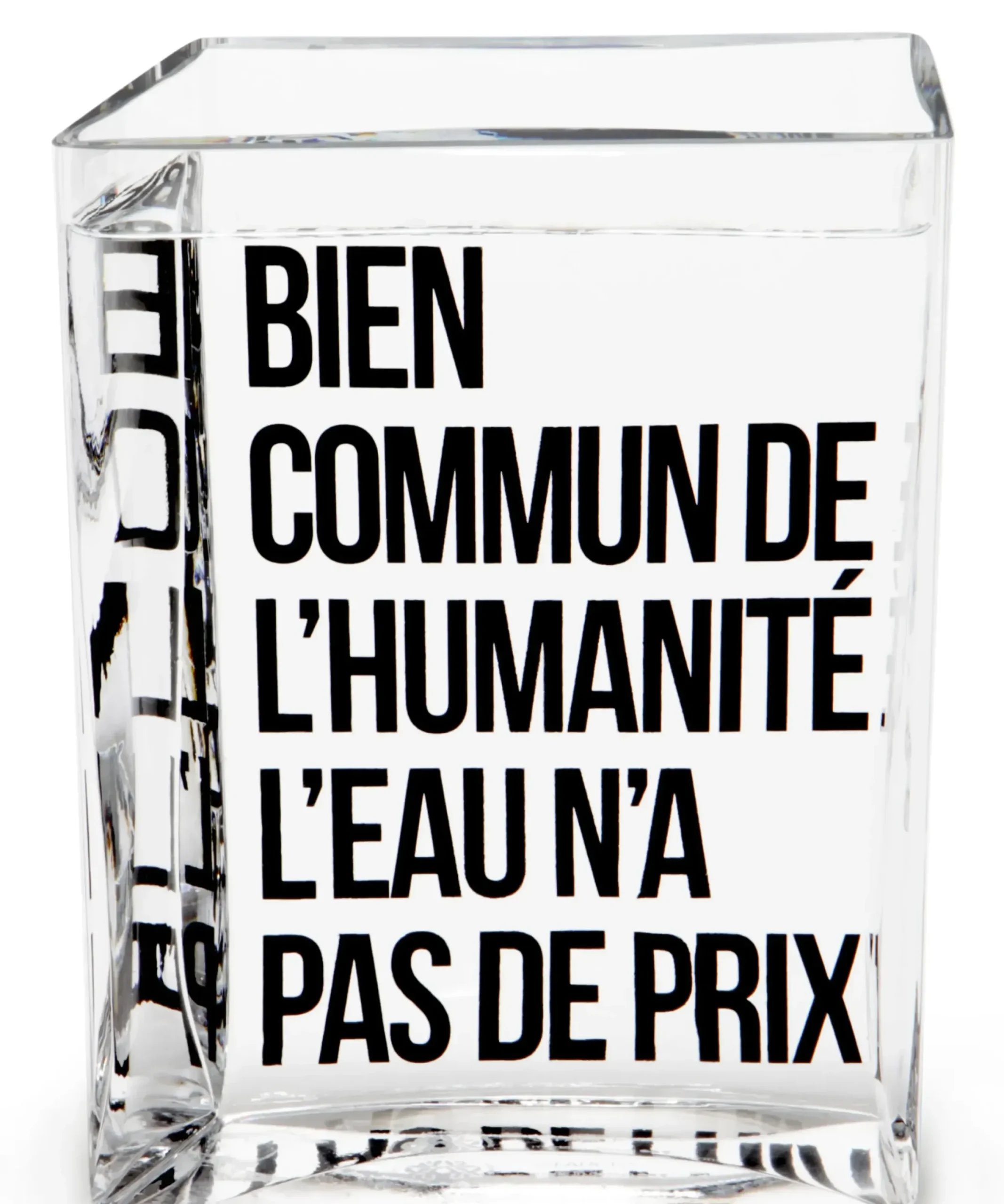 Carafe La Lame D'Eau Verre Transparent By Philippe Starck / 50 Cl - Made In Design Editions