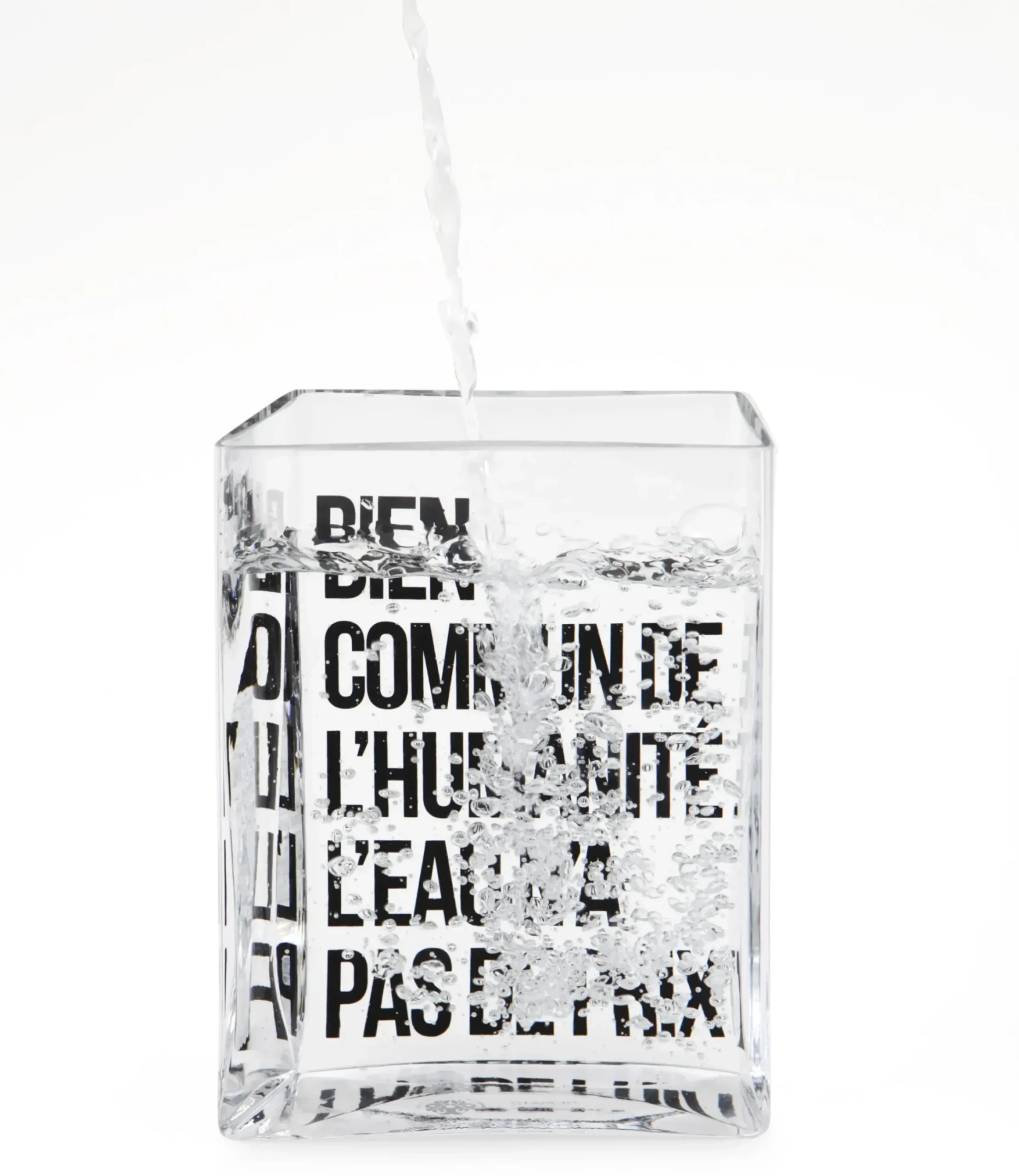Carafe La Lame D'Eau Verre Transparent By Philippe Starck / 50 Cl - Made In Design Editions