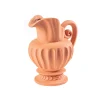 Carafe Magna Graecia Ceramique Orange Marron / H 33 Cm - Terre Cuite - Seletti