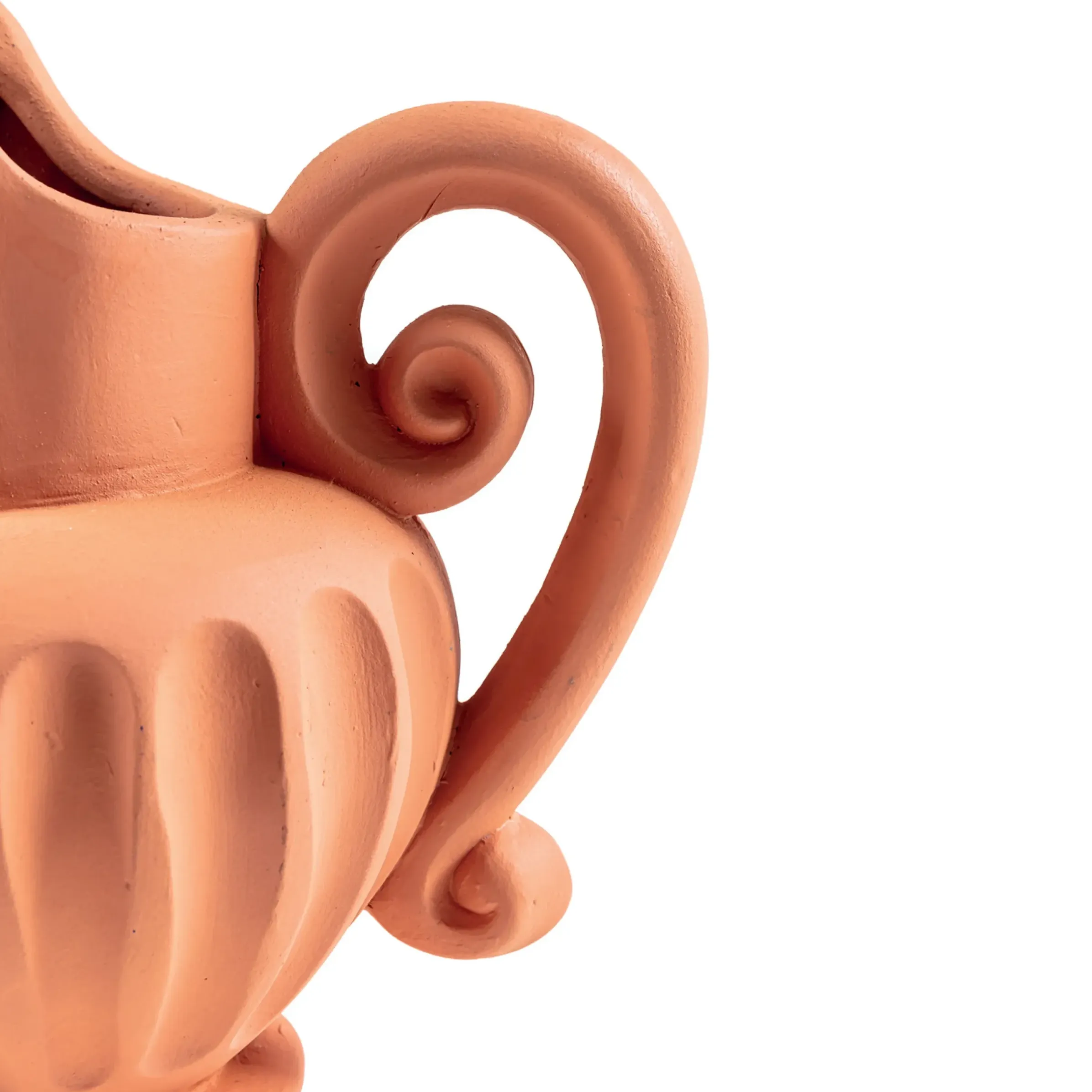 Carafe Magna Graecia Ceramique Orange Marron / H 33 Cm - Terre Cuite - Seletti