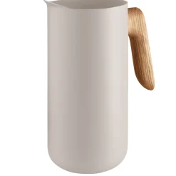 Carafe Nordic Kitchen Metal Beige / 1,4 L - Acier & Bambou - Eva Solo