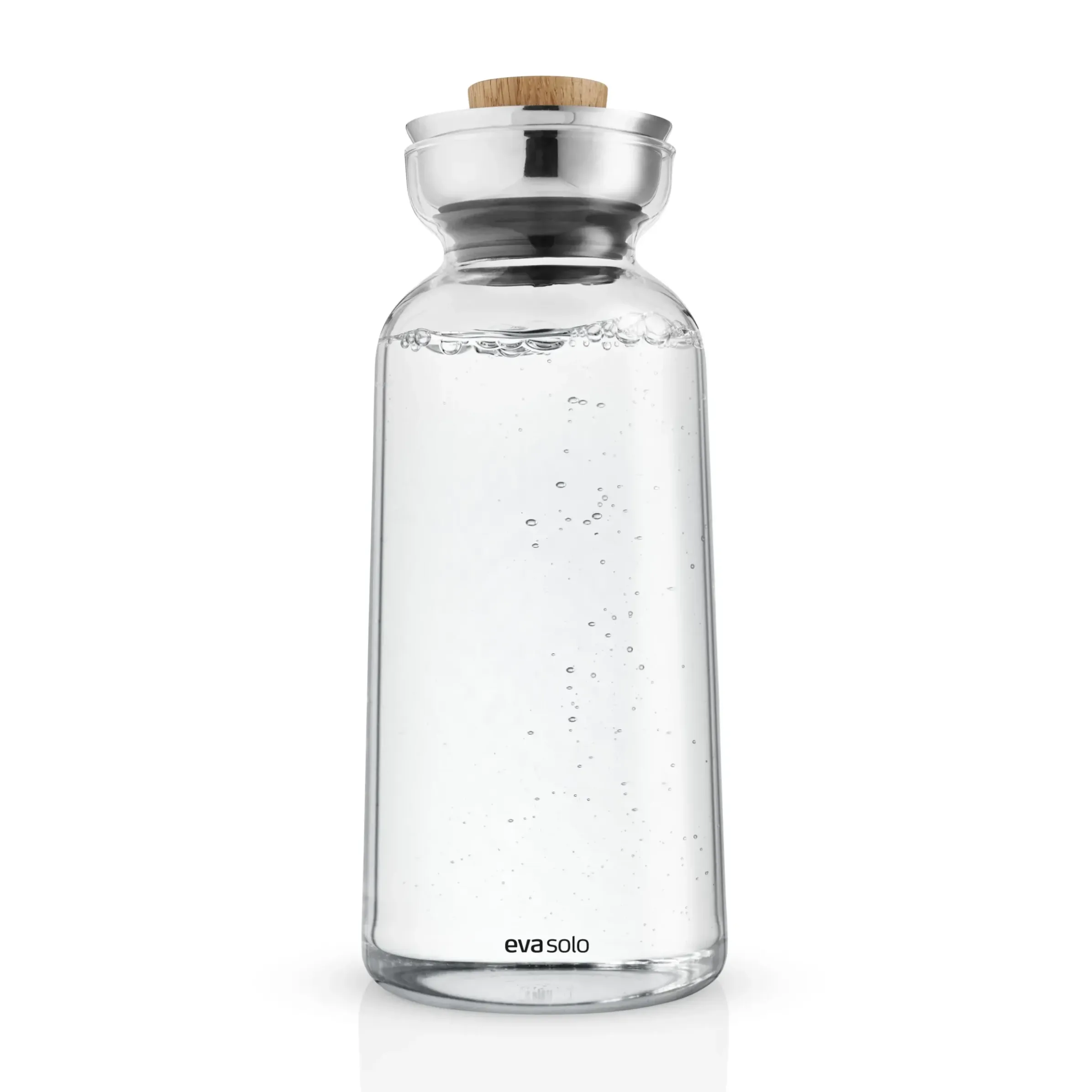 Carafe Silhouette Verre Transparent / 1 L - Bouchon Hermetique Stoppe-Goutte - Eva Solo