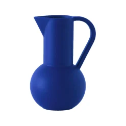 Carafe Strom Medium Ceramique Bleu / H 24 Cm - Ceramique / Fait Main - Raawii