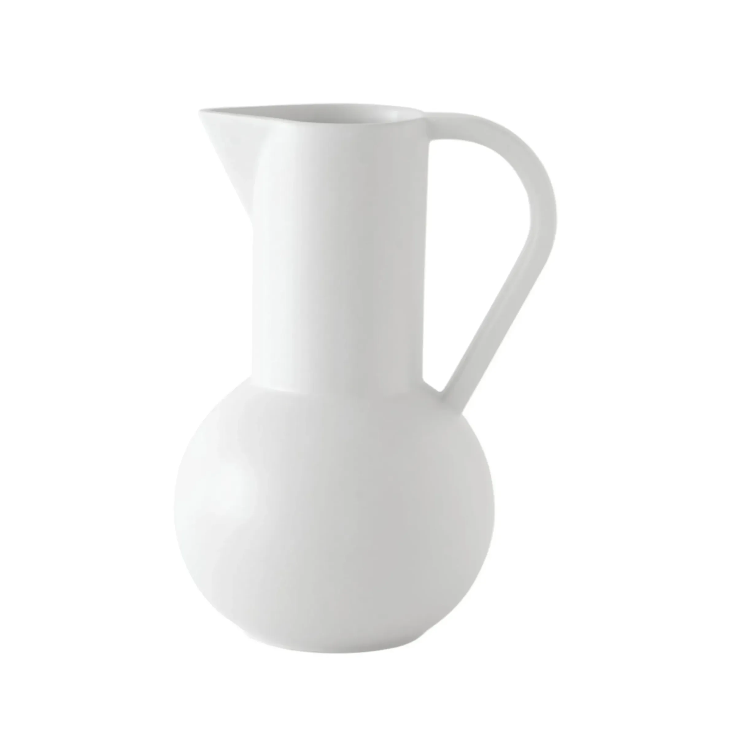Carafe Strom Medium Ceramique Gris / H 24 Cm - Ceramique / Fait Main - Raawii