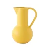 Carafe Strom Medium Ceramique Jaune / H 24 Cm - Ceramique / Fait Main - Raawii