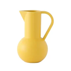 Carafe Strom Medium Ceramique Jaune / H 24 Cm - Ceramique / Fait Main - Raawii