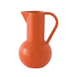 Carafe Strom Medium Ceramique Orange / H 24 Cm - Ceramique / Fait Main - Raawii