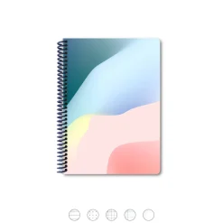 Carnet Papier / Spirales - A5 (15 X 21 Cm) - 144 Pages - Papier Tigre