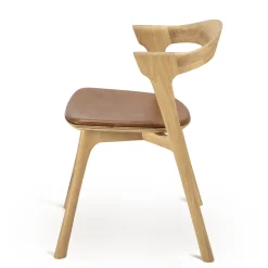 Chaise Bok Indoor Cuir Bois Naturel - Ethnicraft