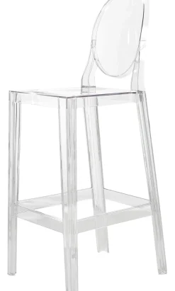 Chaise De Bar One More Plastique Transparent / H 75Cm - Kartell