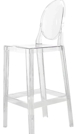 Chaise De Bar One More Plastique Transparent / H 65Cm - Kartell