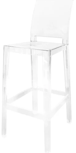 Chaise De Bar One More Please Plastique Transparent / H 75Cm - Kartell