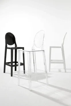 Chaise De Bar One More Please Plastique Transparent / H 65Cm - Kartell