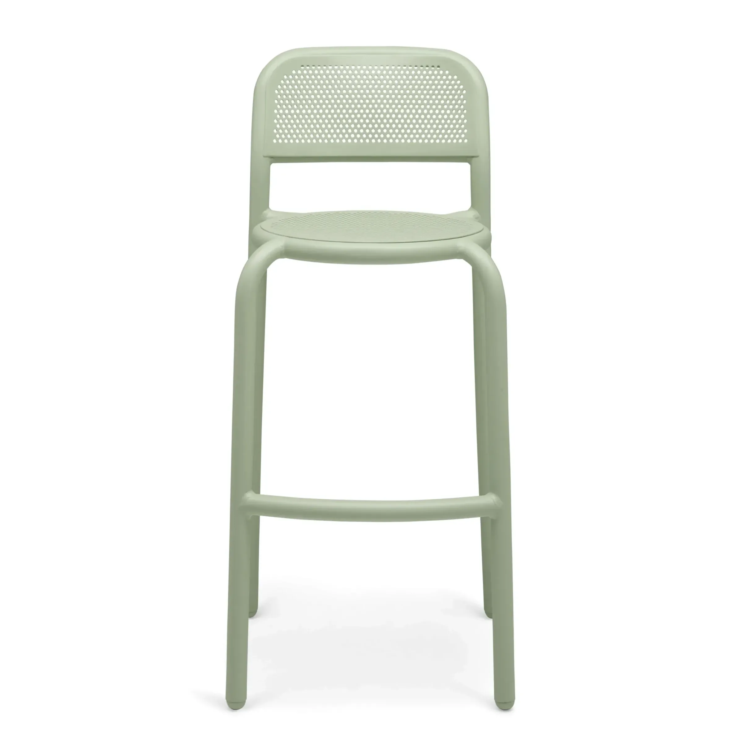 Chaise De Bar Toni Barfly Metal/ H 82,3 Cm - Set De 2 / Aluminium Perfore - Fatboy