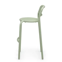 Chaise De Bar Toni Barfly Metal/ H 82,3 Cm - Set De 2 / Aluminium Perfore - Fatboy