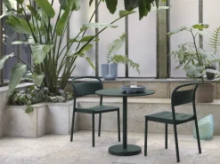 Chaise Empilable Linear Metal Vert - Muuto