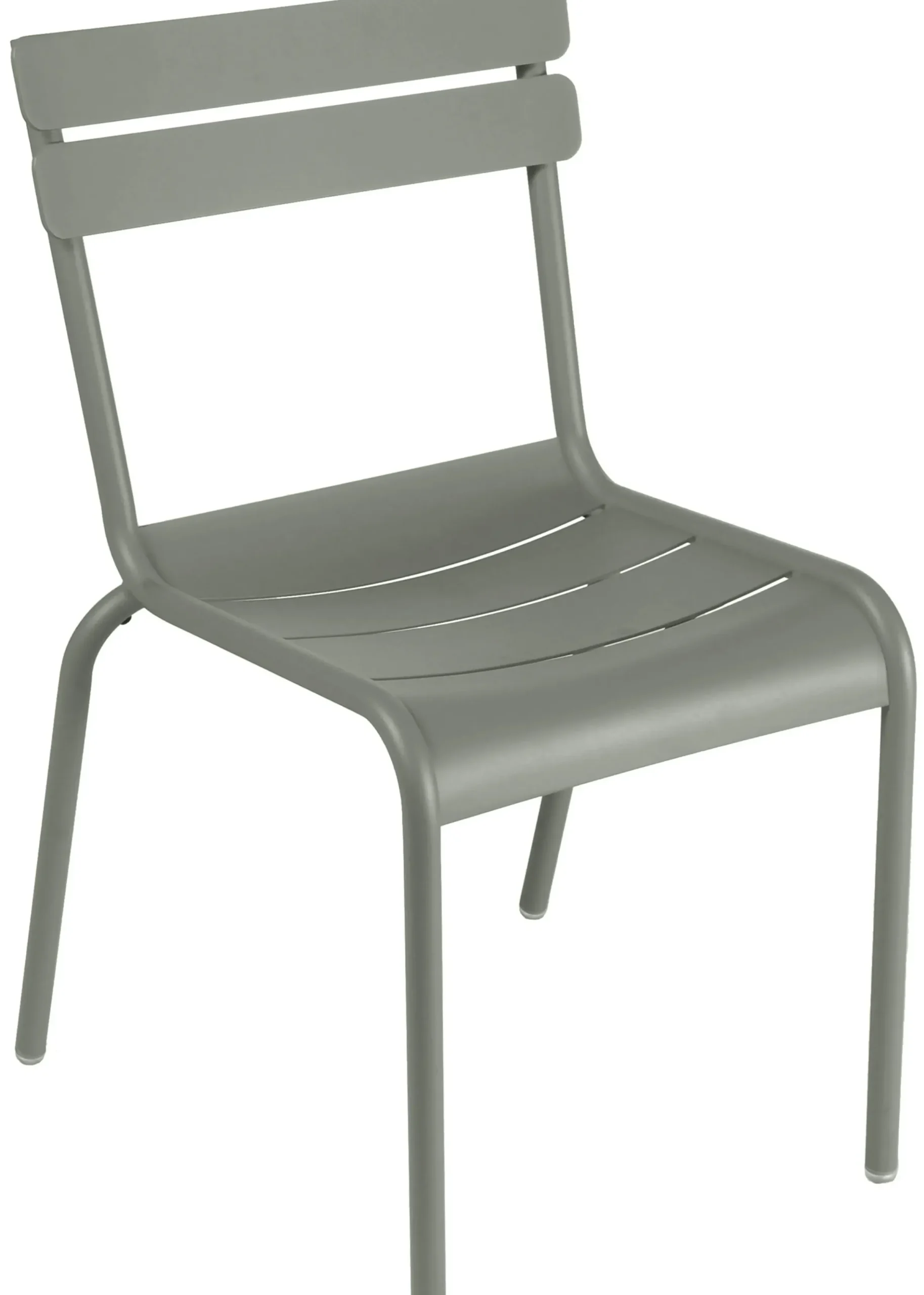 Chaise Empilable Luxembourg Metal Vert Gris / Aluminium - Fermob