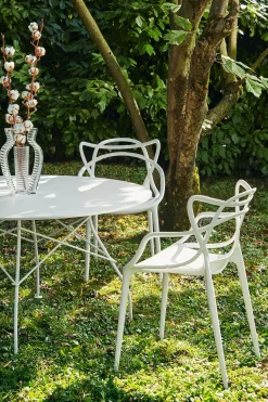 Chaise Empilable Masters Plastique Jaune Beige - Kartell