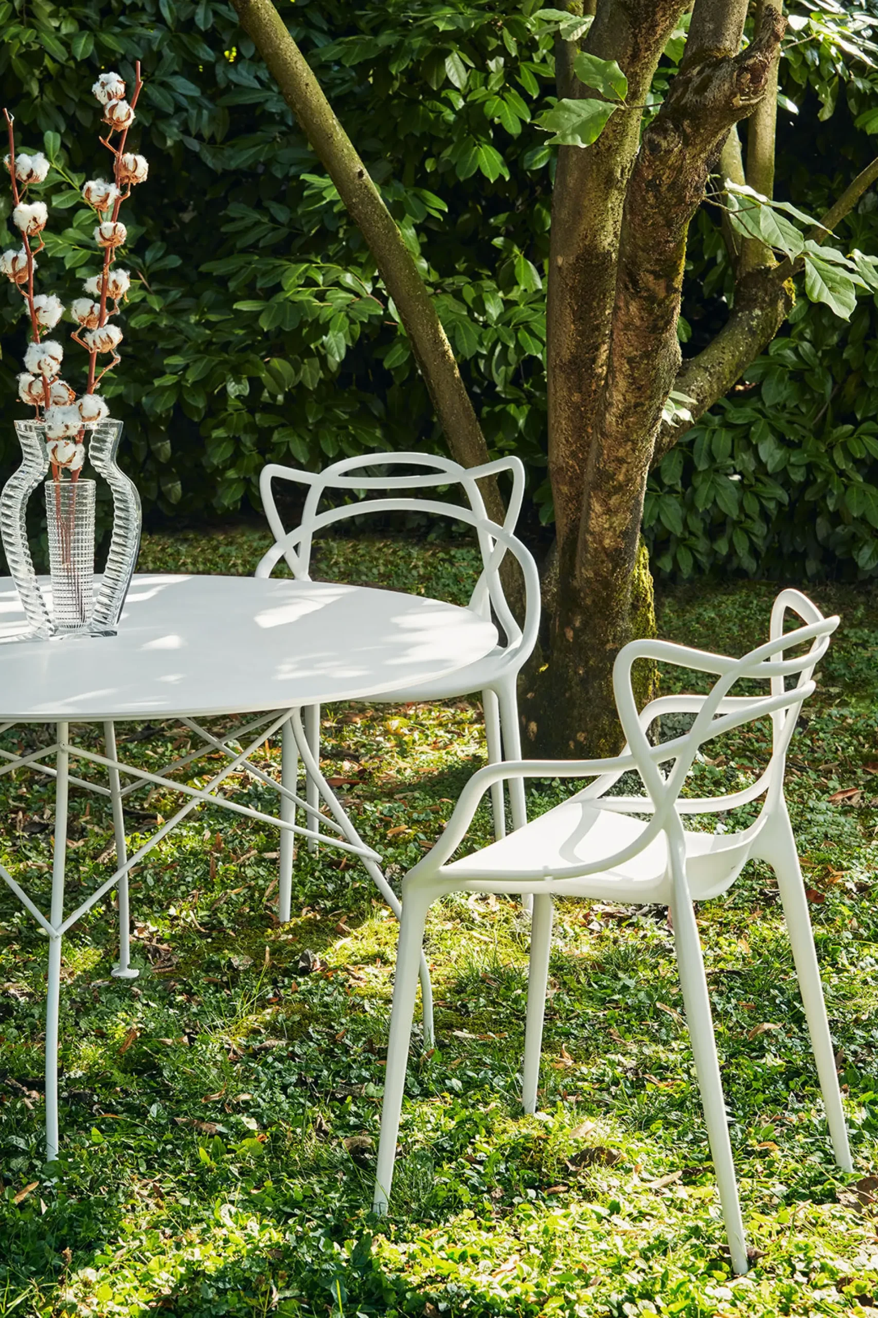 Chaise Empilable Masters Plastique Jaune Beige - Kartell