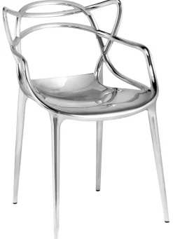 Chaise Empilable Masters Plastique Metal / Metallise - Kartell