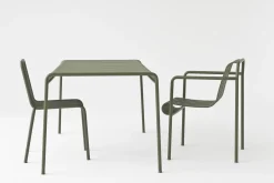 Chaise Empilable Palissade Metal Vert / R & E Bouroullec - Hay