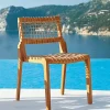 Chaise Empilable Synthesis Beige Bois Naturel / Avec Coussin - Unopiu