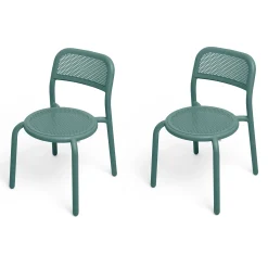 Chaise Empilable Toni Metal Vert / Set De 2 - Fatboy