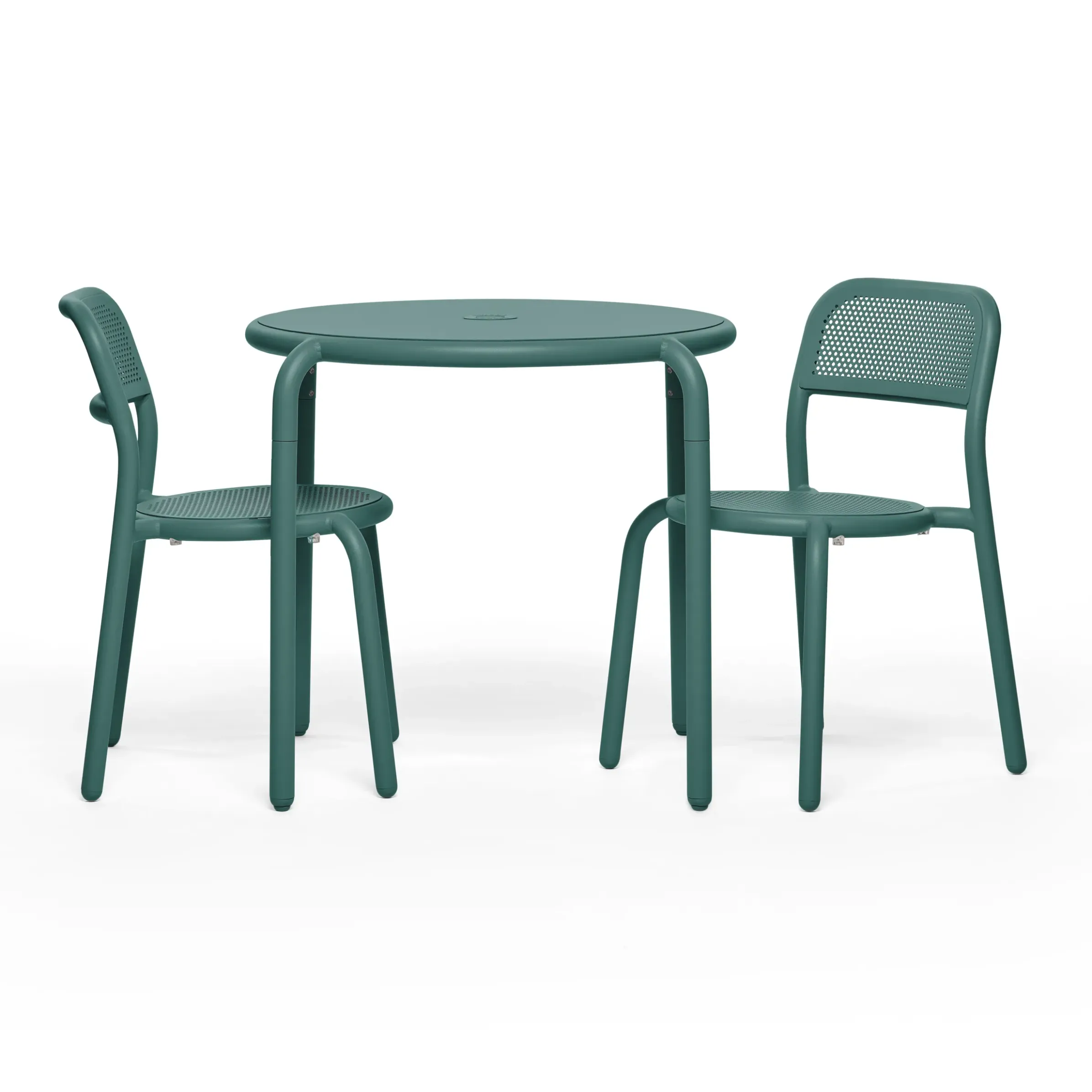 Chaise Empilable Toni Metal Vert / Set De 2 - Fatboy
