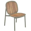 Chaise Empilable Twins Bois Vert - Emu