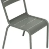 Chaise Enfant Luxembourg Kid Metal Vert Gris / Empilable - Fermob