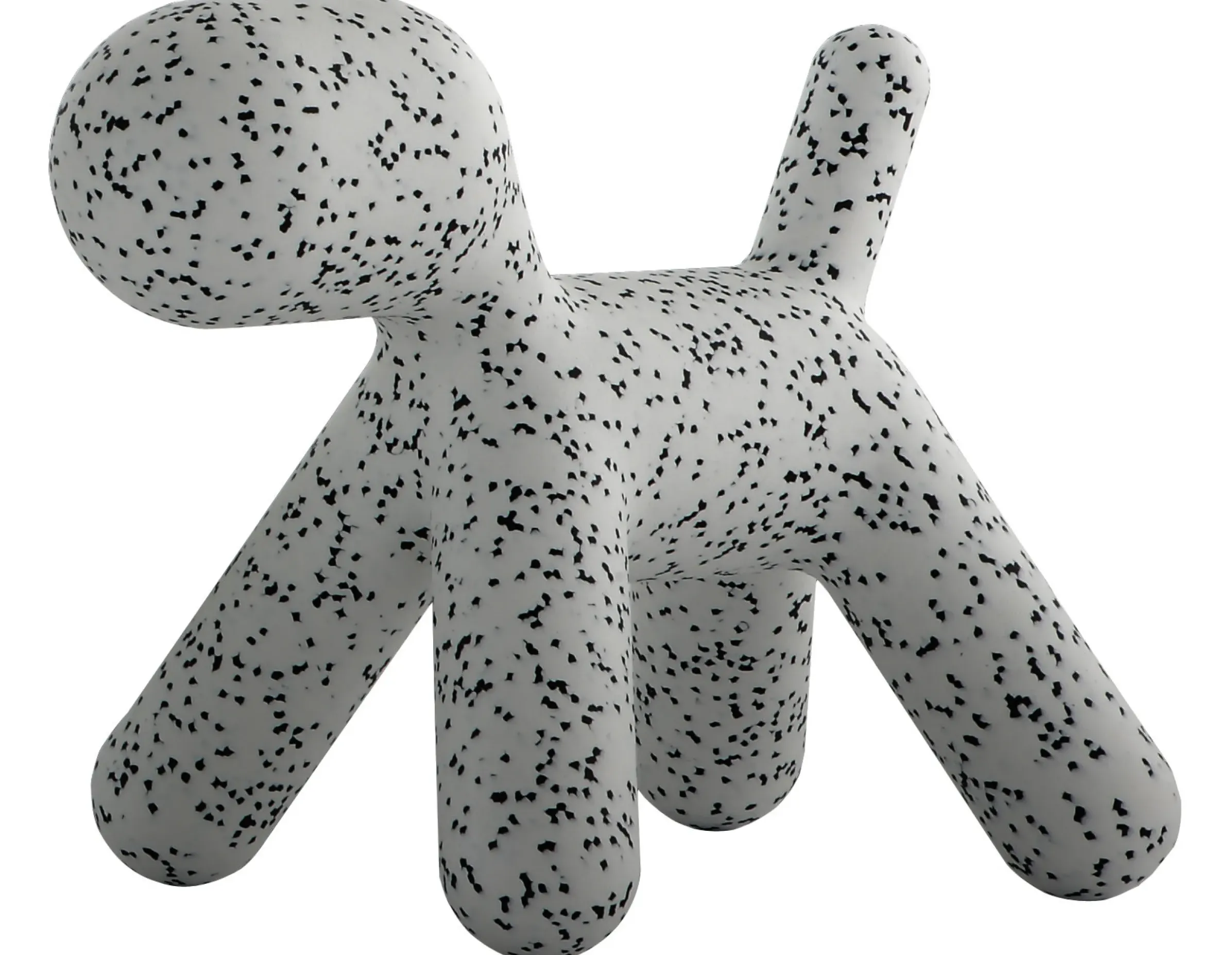 Chaise Enfant Puppy Medium Plastique Blanc / Dalmatien - L 56 Cm - Magis
