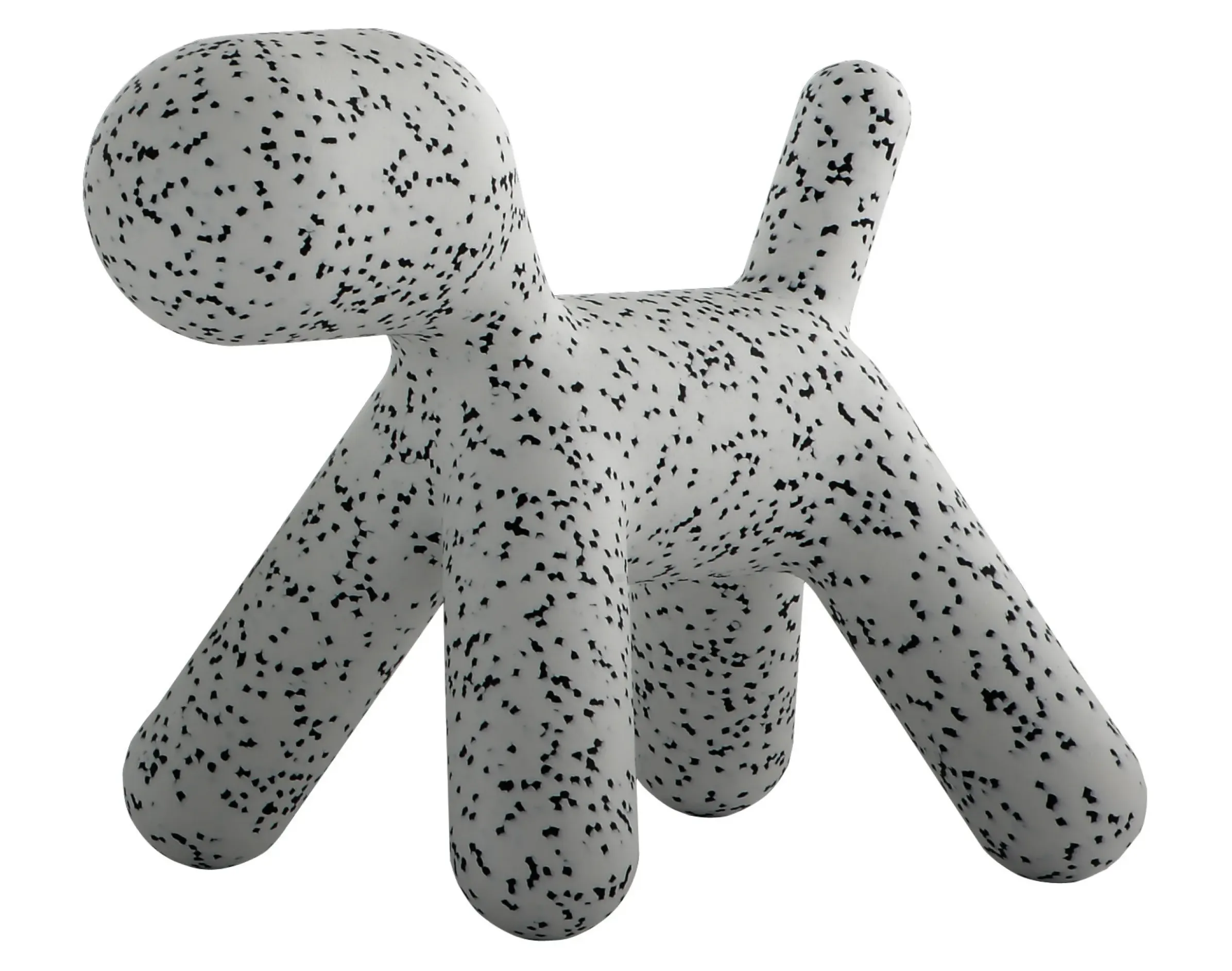 Chaise Enfant Puppy Small Plastique Blanc / Dalmatien - L 42 Cm - Magis