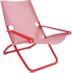 Chaise Longue Pliable Inclinable Snooze Metalmetal & Tissu/ 2 Positions - Emu