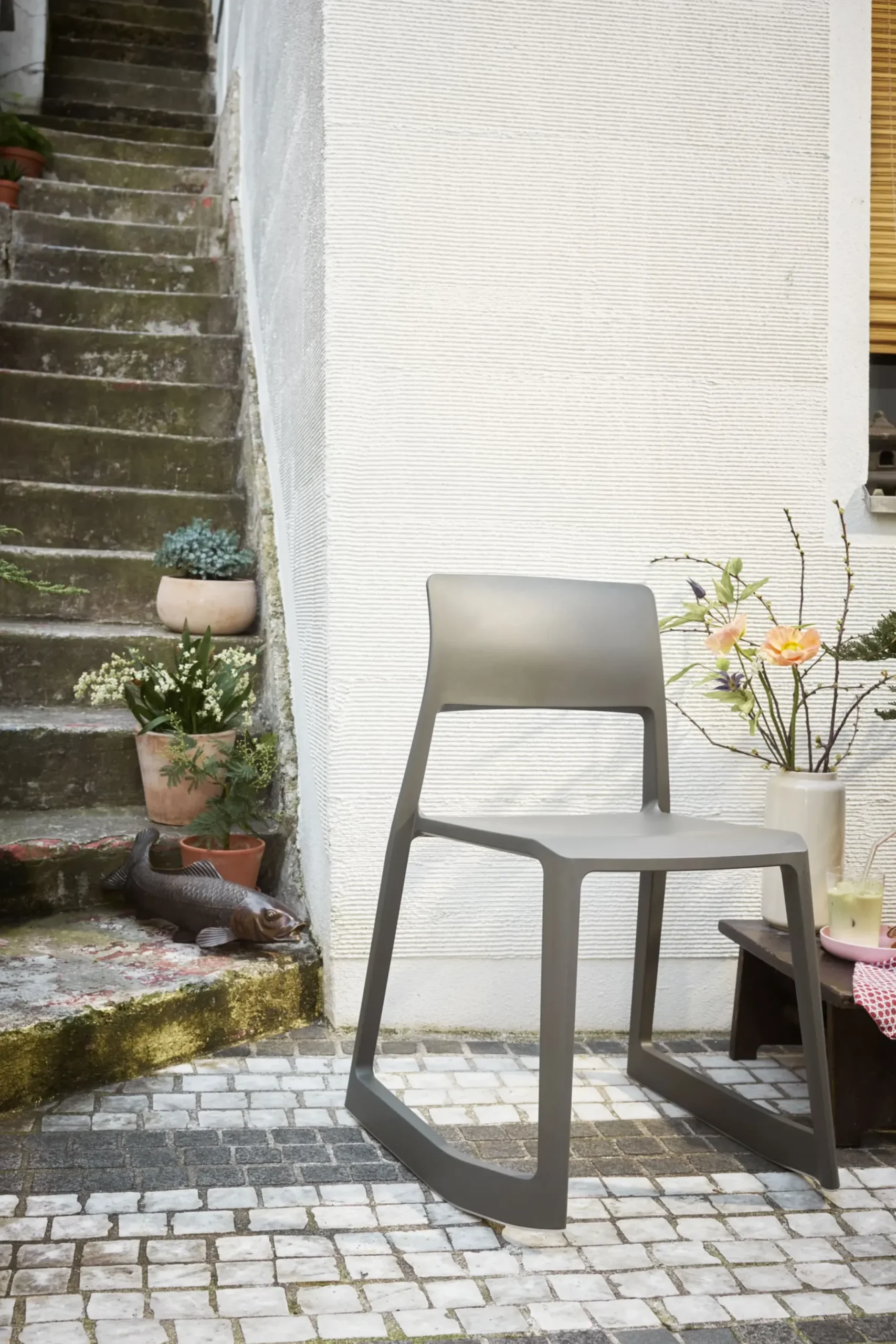 Chaise Tip Ton Re Plastique/ Plastique Recycle - Inclinable & Ergonomique - Vitra