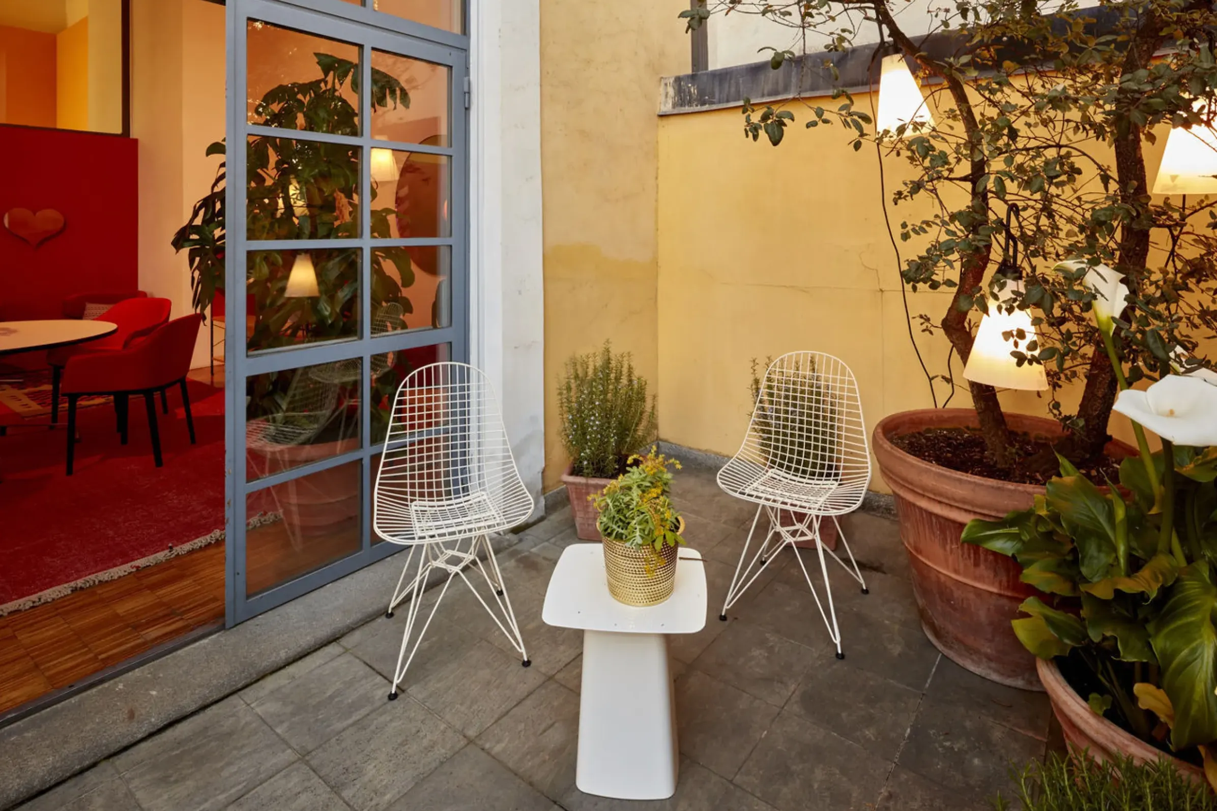 Chaise Wire Chair Dkr Metal/ By Charles & Ray Eames, 1951 - Vitra