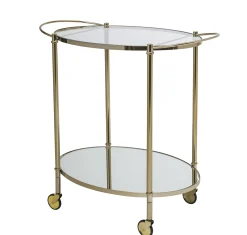 Chariot Gold Verre Or Transparent Metal - Bloomingville