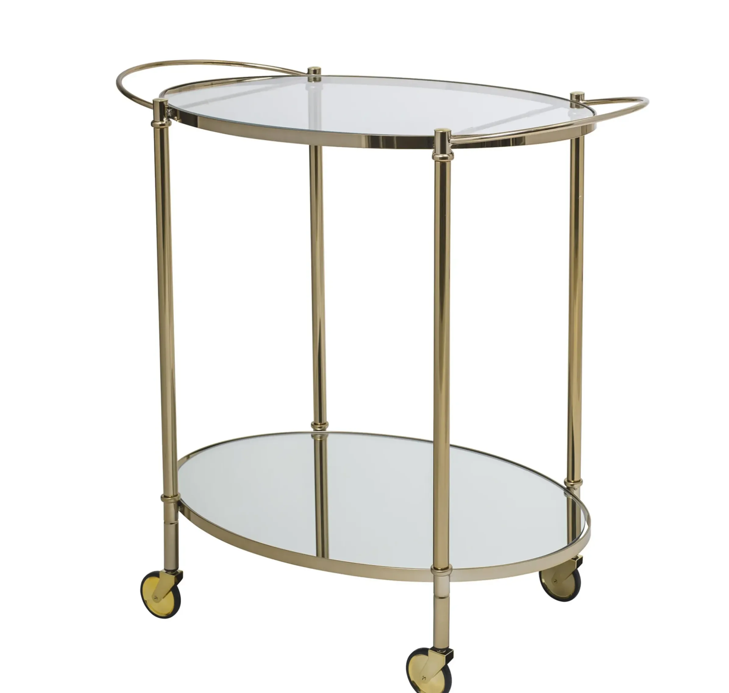Chariot Gold Verre Or Transparent Metal - Bloomingville