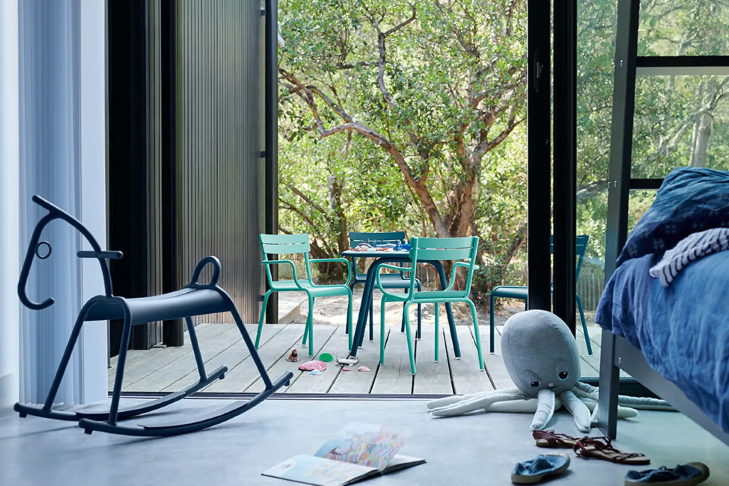 Cheval A Bascule Adada Metal Rouge / Interieur-Exterieur - Fermob