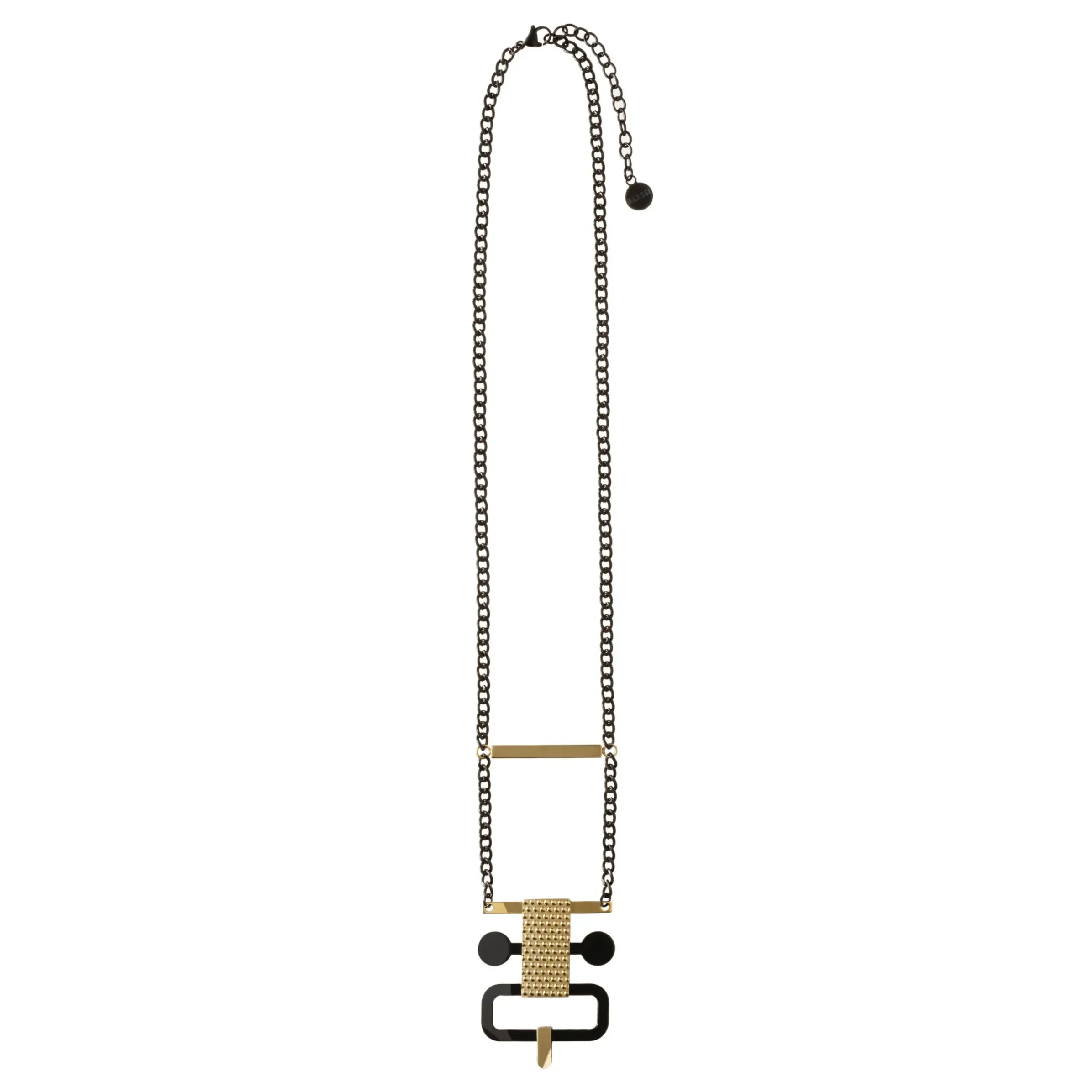 Collier Venusia - Edone Noir Or Metal - Alessi