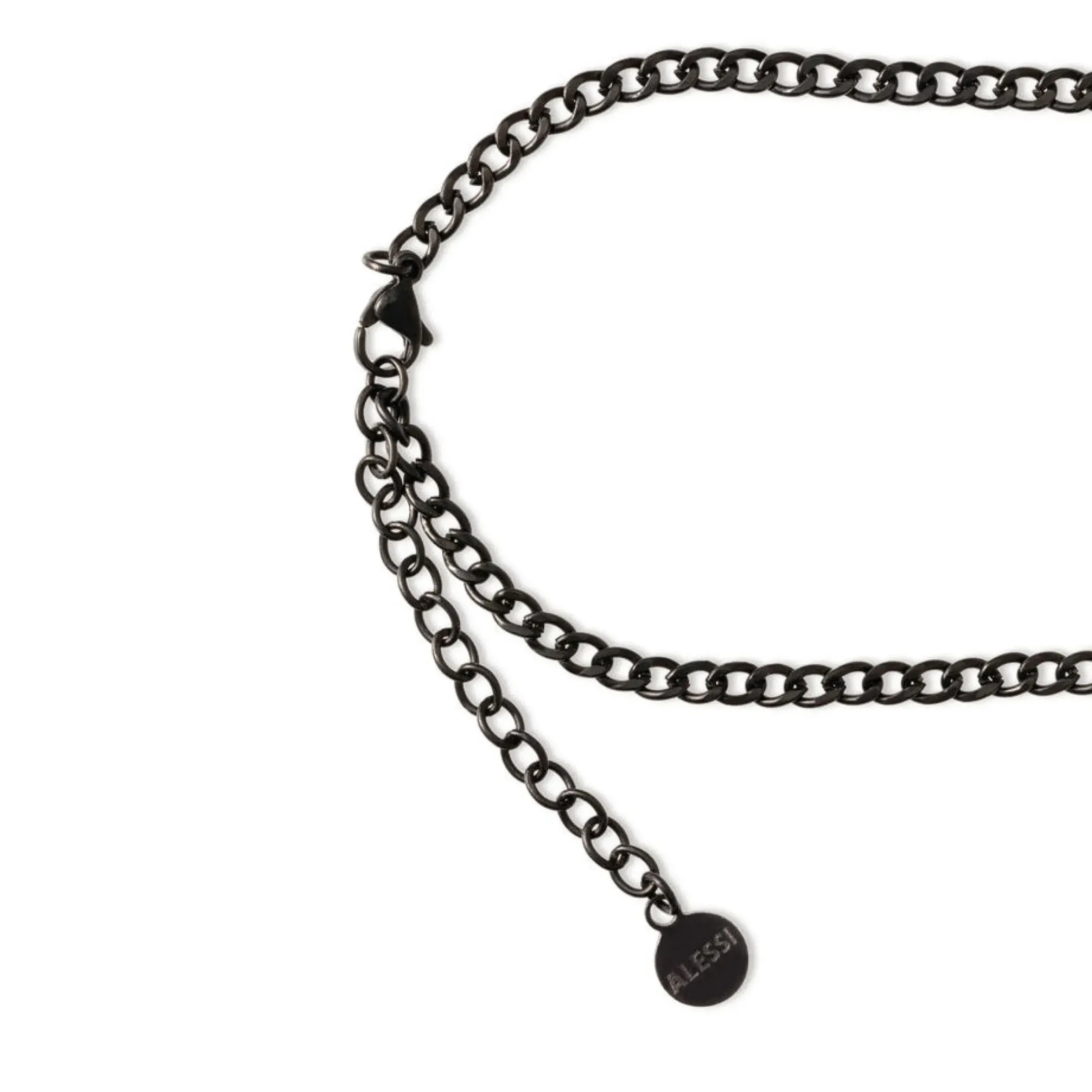 Collier Venusia - Edone Noir Or Metal - Alessi