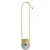 Collier Venusia - Fresia Noir Or Metal - Alessi