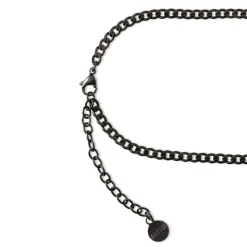 Collier Venusia - Lorica Noir Or Metal / Edition Limitee Numerotee - Alessi