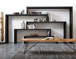 Console Babilonia Xl Metal Noir /Set De 5 - Zeus