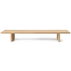 Console Basse Kona Bois Naturel / L 140 X H 20 Cm - Ferm Living