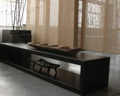 Console Basse Low Rack Metal / 160 X 45 X H 35 Cm - Zeus